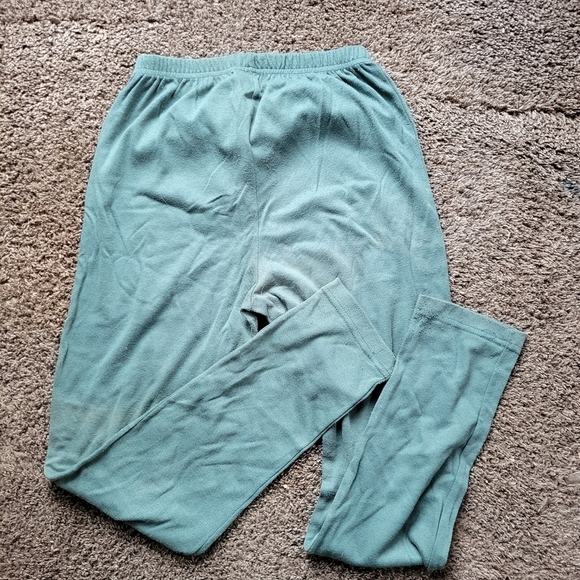 Styles To Go Vintage Green Skinny Sweatpants Lightweight Woman's Size Small - Picture 5 of 9